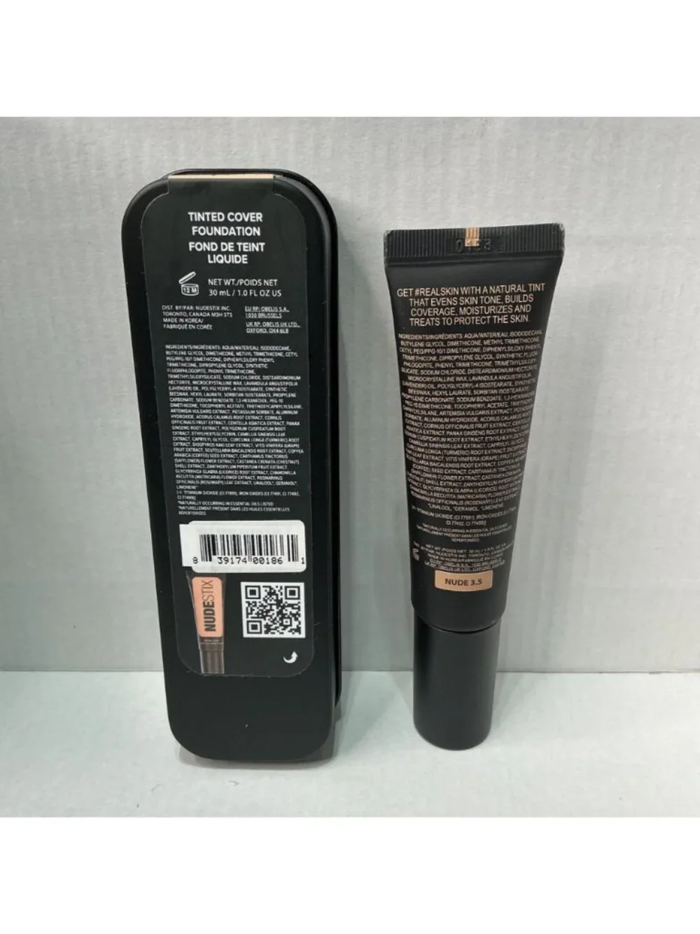 Nudestix Tinted Cover Foundation Nude 3.5 1.0 Fl Oz With Metal Case